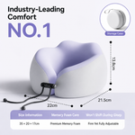 Travel in Total Comfort with Our Ergonomic Memory Foam Neck Pillow