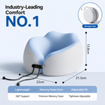 Travel in Total Comfort with Our Ergonomic Memory Foam Neck Pillow