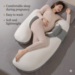 U shaped Premium Pregnancy Pillow for Sleeping | Full Body Maternity Support Pillow for Back, Belly, Hips & Legs