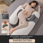 U shaped Premium Pregnancy Pillow for Sleeping | Full Body Maternity Support Pillow for Back, Belly, Hips & Legs