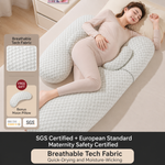 U shaped Premium Pregnancy Pillow for Sleeping | Full Body Maternity Support Pillow for Back, Belly, Hips & Legs