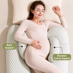 U shaped Premium Pregnancy Pillow for Sleeping | Full Body Maternity Support Pillow for Back, Belly, Hips & Legs