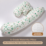 U shaped Premium Pregnancy Pillow for Sleeping | Full Body Maternity Support Pillow for Back, Belly, Hips & Legs