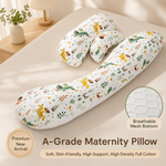 U shaped Premium Pregnancy Pillow for Sleeping | Full Body Maternity Support Pillow for Back, Belly, Hips & Legs