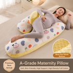 U shaped Premium Pregnancy Pillow for Sleeping | Full Body Maternity Support Pillow for Back, Belly, Hips & Legs